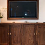 Handmade Walnut TV and HiFi cabinet